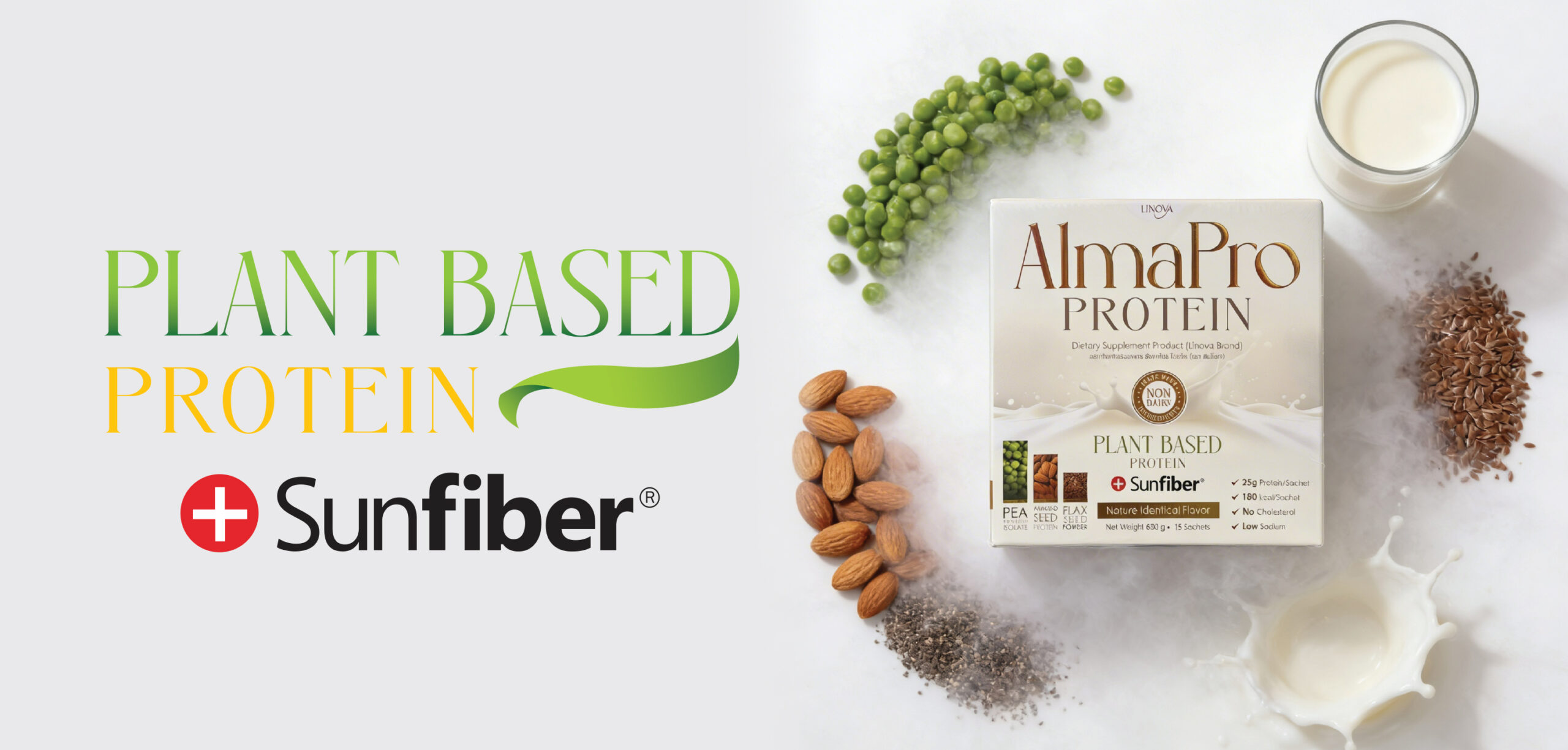 plant based protein & sunfiber