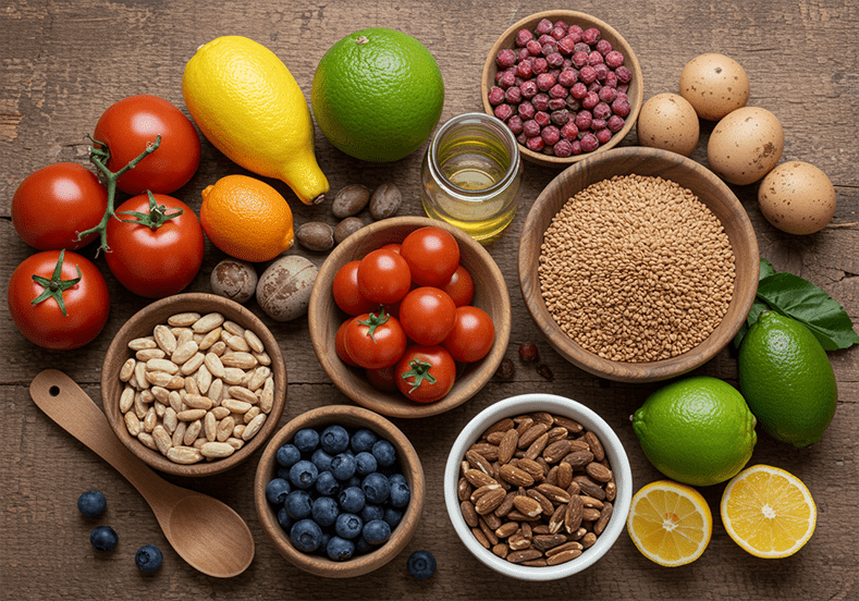 10 อาหารที่ช่วยลดความเสื่อมของร่างกาย