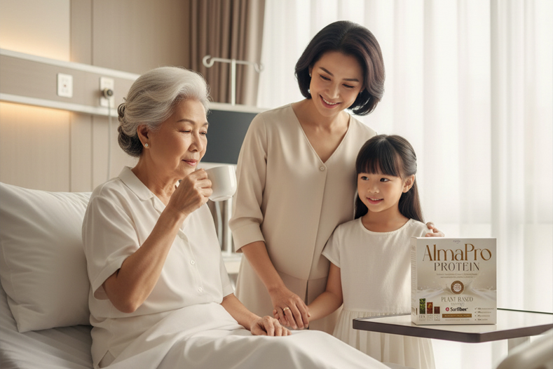 โปรตีนพืช Almapro จากถั่วลันเตาเพื่อสุขภาพ