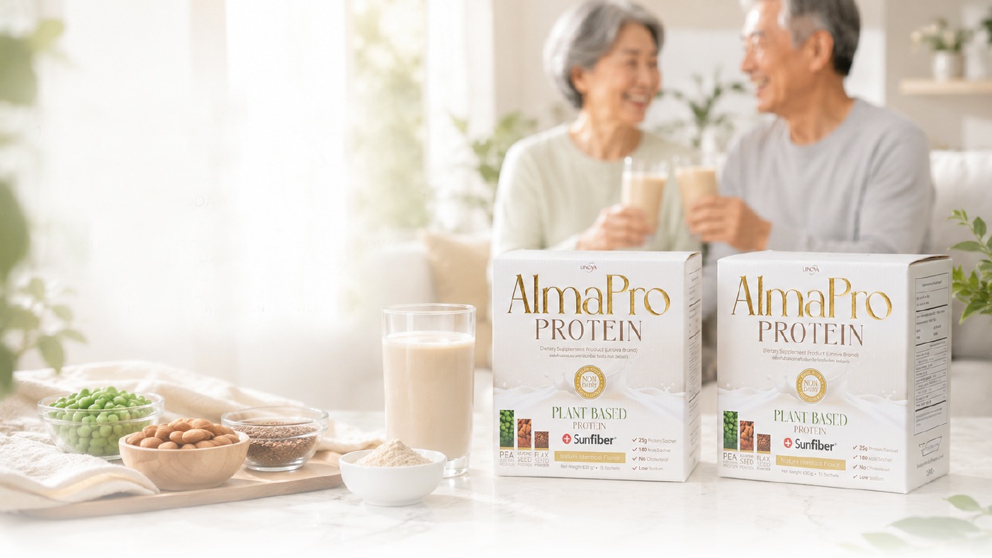 โปรตีนพืช Almapro สำหรับผู้สูงอายุ